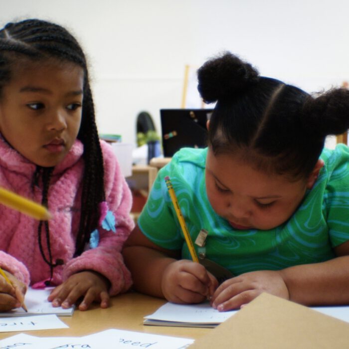 Children drawing